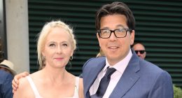 Michael McIntyre joins leggy wife Kitty on rare outing at Wimbledon