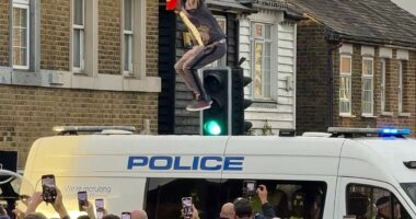 Migrant hotel protests spread across UK and more are planned today after police clamped down and monitor social media