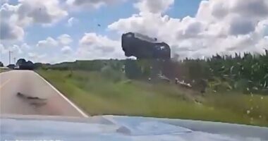 Missouri car chase ends in rollover accident
