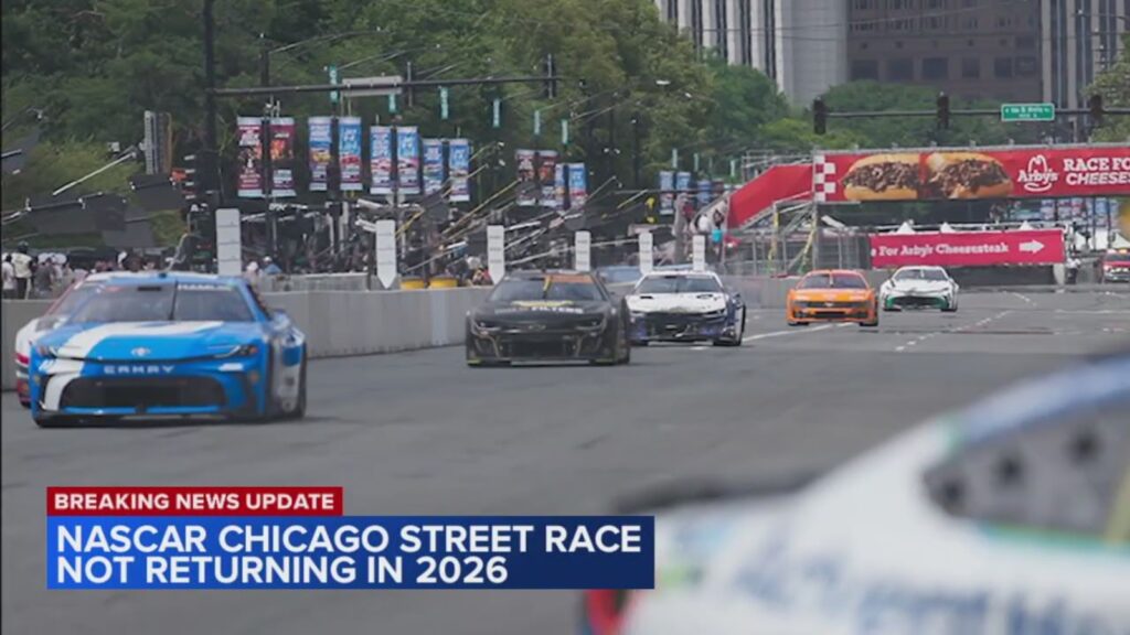 NASCAR Chicago Street Race will not return to Grant Park in 2026, could come back in 2027; initial 3-year contract ended