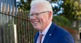 NSW independent MP Gareth Ward outside court.