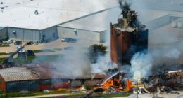 Nebraska plant explosion killed 2 girls and an employee, and the fire is still burning