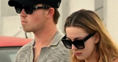 Newlyweds Eve Jobs and Harry Charles honeymoon with their families