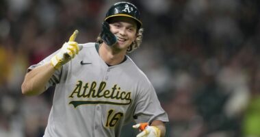 Nick Kurtz of Athletics becomes 1st MLB rookie to hit 4 homers in a game, matches total base record