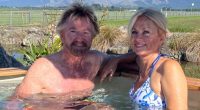 Noel Edmonds, 76, and wife Liz, 55, prepare to wed for a FIFTH time as he pops the question in a hot tub at their home in New Zealand