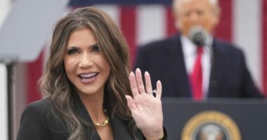 Noem asks followers to choose favorite portrait of her as cowgirl