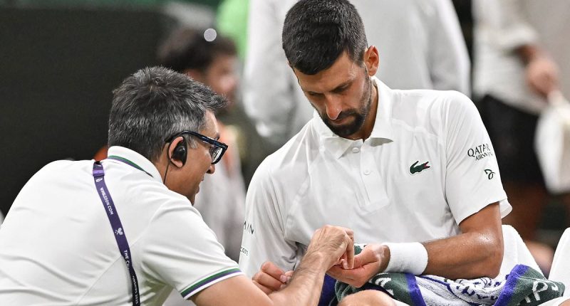 Novak Djokovic credits doctor's on-court intervention for stunning Wimbledon turnaround - but dubious tennis fans are all saying the same thing after latest bizarre act