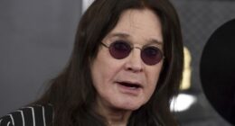 Ozzy Osbourne honored as his hearse makes way through his hometown in England