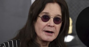 Ozzy Osbourne honored as his hearse makes way through his hometown in England