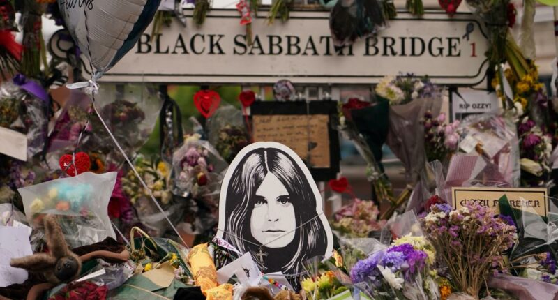 Ozzy Osbourne's family brought to tears during funeral procession appearance