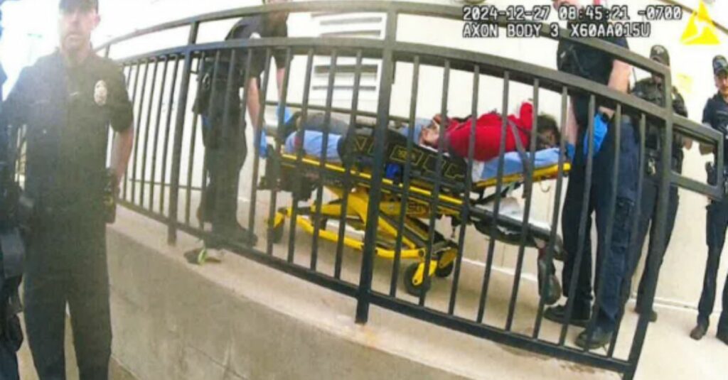 Paramedic charged with manslaughter for restraining man