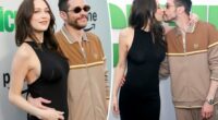 Pete Davidson’s pregnant girlfriend, Elsie Hewitt, shows off baby bump on ‘Pickup’ red carpet
