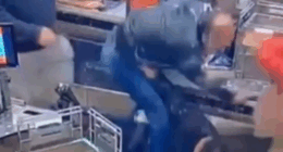 A police employee has been charged after a brawl inside a Woolworths supermarket in Western Sydney.