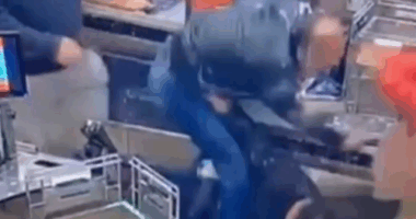 A police employee has been charged after a brawl inside a Woolworths supermarket in Western Sydney.