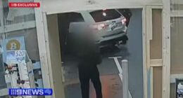 9News can reveal the white Jeep Cherokee was driven to several service stations in Melbourne's south-east on Saturday, where a group of masked thieves allegedly carried out armed robberies.