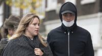 Pregnant Suki Waterhouse sparks engagement rumours as she shows off stunning diamond ring during a stroll with partner Robert Pattinson - ahead of welcoming their first child