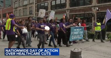 Protests across Illinois, Chicago join national day of action over federal healthcare cuts under Trump administration