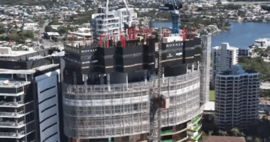 A penthouse on the Gold Coast has been sold for almost $20 million while the building is still under construction.﻿
