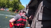 Ranger rescues paddleboarder trapped under bridge on Utah river   