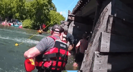 Ranger rescues paddleboarder trapped under bridge on Utah river   