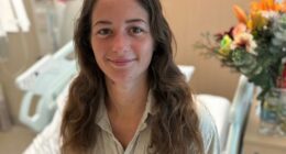 German backpacker Carolina Wilga in hospital.