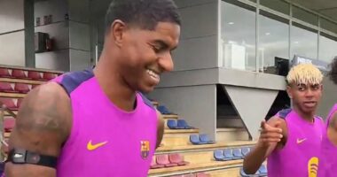 Revealed: Secret 'texts' between Marcus Rashford and Lamine Yamal - and how his signing has been received in the Barcelona dressing room