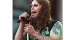 FILE - In this June 15, 1997 file photo, Ozzy Osbourne performs with Black Sabbath during the Ozzfest concert at the Meadowlands in East Rutherford, N.J. (AP Photo/Bill Kostroun, file)