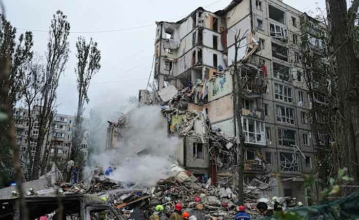 Russia hits Kyiv with missile and drone attack, killing 6 and injuring 52