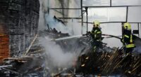 Russia launches another record drone attack, Ukrainian officials say
