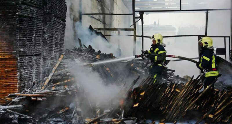 Russia launches another record drone attack, Ukrainian officials say