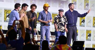 Ryan Gosling and faceless alien named Rocky wow crowd at 'Project Hail Mary' Comic-Con panel