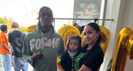 SOULJA BOY CELEBRATES 35TH BIRTHDAY WITH GIRLFRIEND JACKIE MARTINEZ AND SON KEANDRE