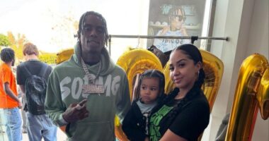 SOULJA BOY CELEBRATES 35TH BIRTHDAY WITH GIRLFRIEND JACKIE MARTINEZ AND SON KEANDRE