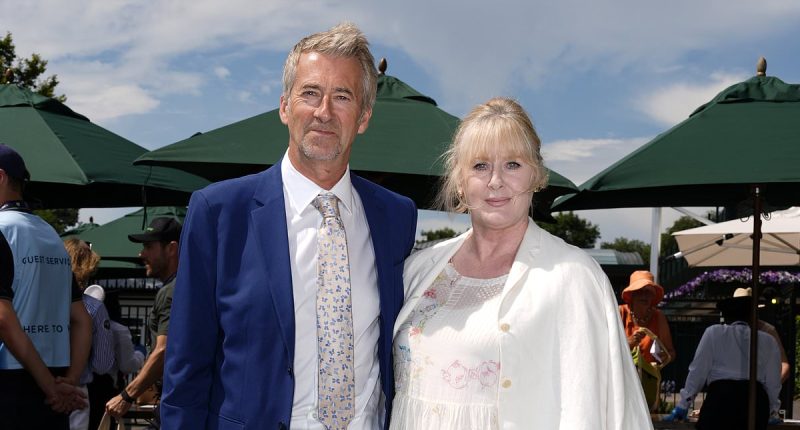 Sarah Lancashire looks elegant as she leads the stars at Wimbledon