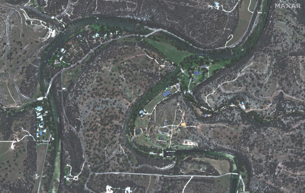 Satellite images show before and after deadly Texas flooding