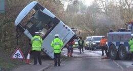 Three medical helicopters and 20 ambulances were sent to the scene and 21 people were taken to hospital.