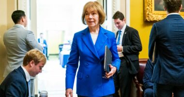 Sen. Tina Smith hospitalized overnight for observation amid rescissions vote-a-rama