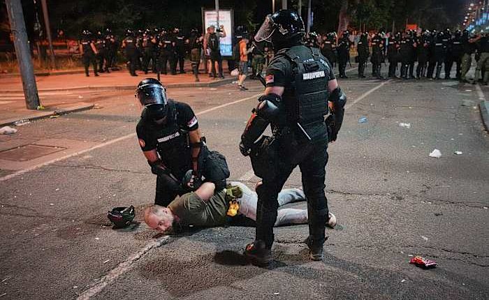 Serbian police detain 79 protesters as dissent persists against populist president