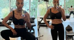 Serena Williams flaunts toned figure after gym workout: ‘Working on my angles’