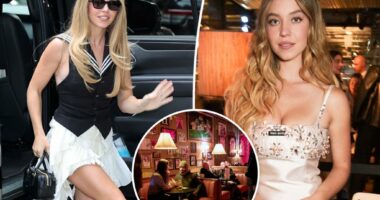 Single Sydney Sweeney leads bar sing-along during tequila-fueled night out with friends