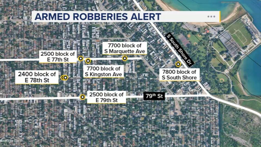 South Chicago crime: Chicago Police Department issues warning about armed robbery incidents in South Side neighborhood