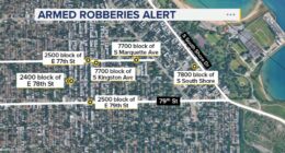 South Chicago crime: Chicago Police Department issues warning about armed robbery incidents in South Side neighborhood