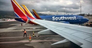 Southwest jet abruptly dives to avoid midair collision, passengers say