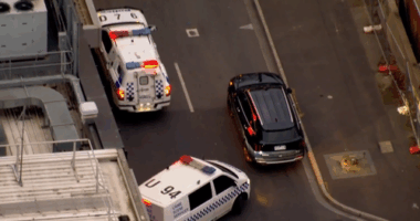 Stabbing victim pulls off citizen's arrest outside shopping centre