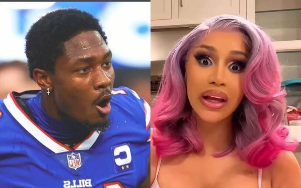 Stefon Diggs Defends Cardi B From Foul Rumors About Her BBL