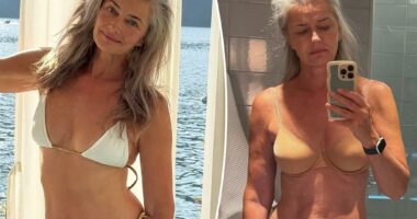 Supermodel Paulina Porizkova, 60, proudly shows off her body in unfiltered snaps: ‘This is me’