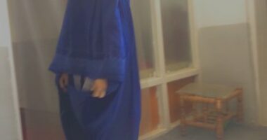 Breshna Azatyar dresses in a burka