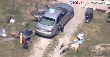 Suspect accused of ambushing 3 Ohio officers had 'arsenal of weapons,' officials say
