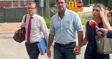 Matt Wright has pleaded not guilty before standing trial for perverting the course of justice.