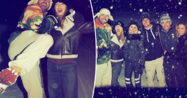 Taylor Swift and Travis Kelce’s pals give rare insight into ‘happy’ couple’s offseason vacation